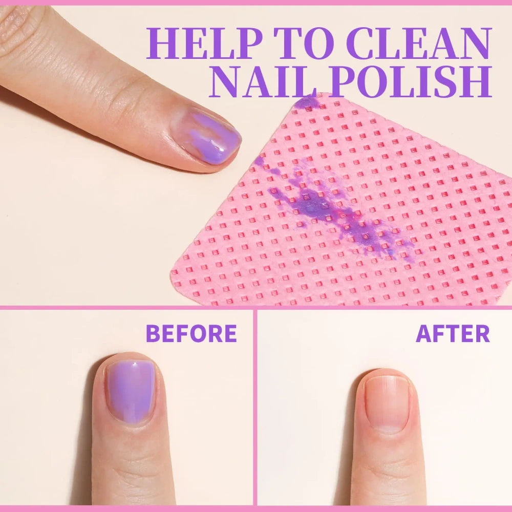 Lint-Free Nail Wipe Set